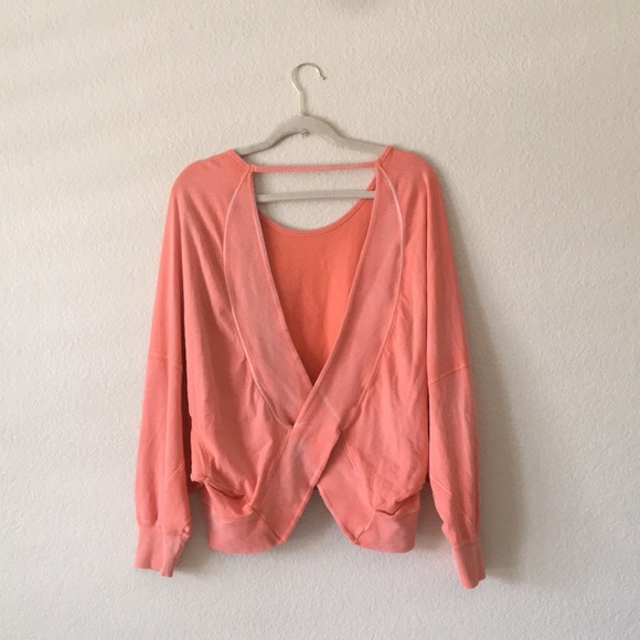 Free People Back It Up Pullover Sweatshirt Top XS - Picture 2 of 16